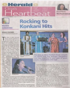Rain or Shine Konkani Rocks 2012