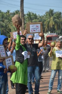 Goa Velha Protest