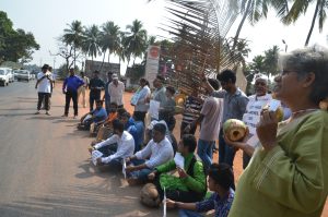 Goa Velha Protest 1