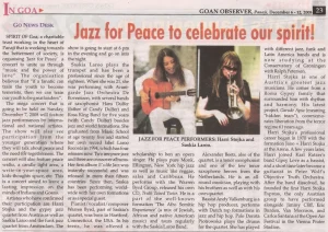 6th December 2008 Goan Observer