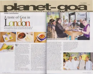 A Taste of Goa in London, we are so delighted that London enjoyed what we did. .