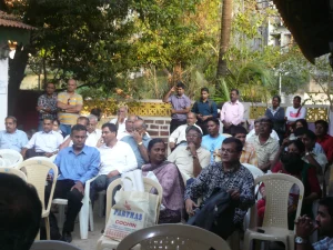 A section of the supporters