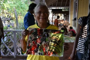 Aduzinda Gonsalves is all so happy being part of this exercise!