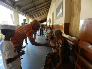 Armando Gonsalves at the Old Aged home!