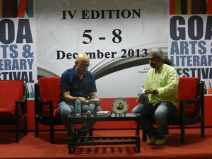 Armando Gonsalves releasing the book