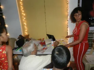 Armando_s sister Rita also joins in the fun!