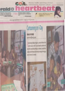 Cartoon Workshop at the Gonsalves Mansion