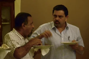 Big Boss of Tbi Alu Gomes Pereira chatting with Chef Cyrus Todiwala