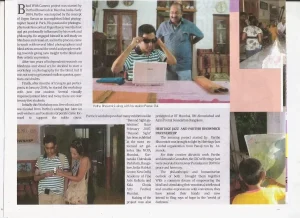 Photography Workshop for the Blind