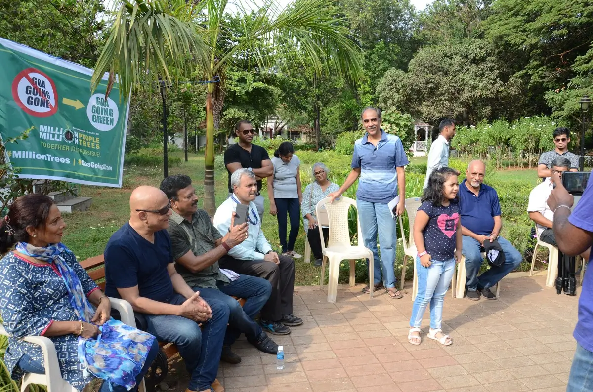 Tree plantation drive in Campal