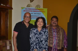 Dinner with Fr. Bismarque, Alina Saldanha and others