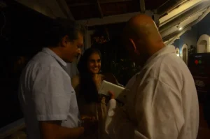Dr Bossuet and his wife Nalini, are our most loved couple who are also our neighbours. Such grace!