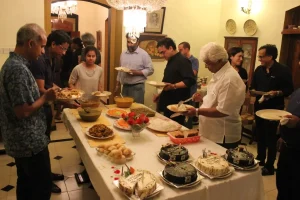 Get togethers at the Gonsalves Mansion are always accompanied by generous dinner and a bit of drink. It is about brotherhood and camaraderie all the time. We believe in love!