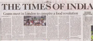 Goans meet in London to conspire a Food Revolution! And yes, we did just that!
