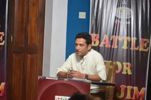 Host Rupesh Samanth in his element