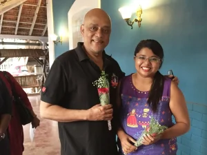 Our first judge Prajakta Harmalkar