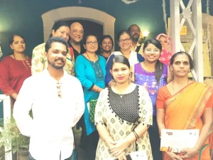 Participants of the Thali competition