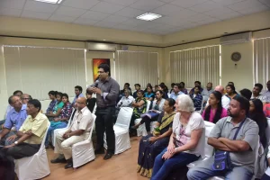 Questions from the audience were welcome