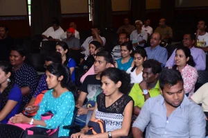 Section of the attentive crowd that gathered to listen to the invigorating concept of Goankarponn!