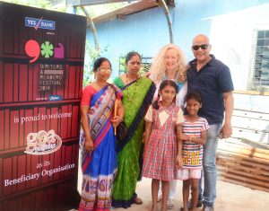 Teachers from the settlement along with Kirsty Murray and Mr. Armando Gonsalves
