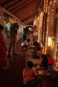 The Gonsalves Mansion verandah is always host to things exciting_