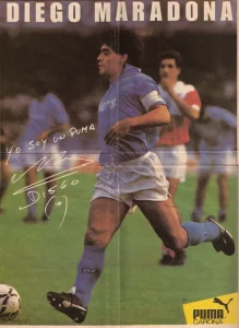 The Poster of Diego Maradona was part of that edition!