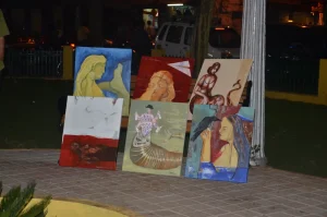 Various painters came forward to show us their talents, and came up with these paintings of the Mermaid