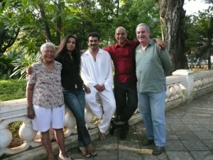 from left Aduzinda Gonsalves, Edel Da Costa, Wendell Rocdricks, Armando Gonsalves and Jerome