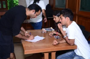 participants register themselves