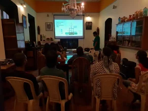 Workshop on planting trees with Karan Manral