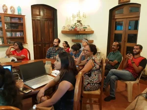 Workshop on planting trees with Karan Manral