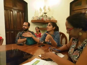Workshop on planting trees with Karan Manral