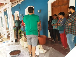 Workshop on planting trees with Karan Manral