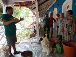 Workshop on planting trees with Karan Manral