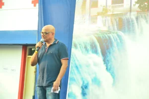 Armando Gonsalves inspiring the younger generation