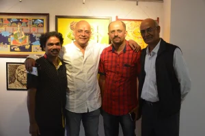 Armando Gonsalves with the organisors