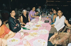 Close friends and family were in attendance too