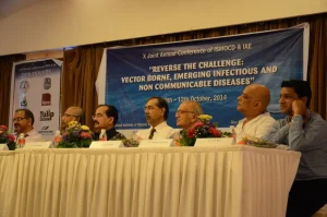 Goa ForGiving Founder Chairman on the dais with other dignitaries