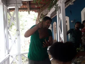 Workshop on planting trees with Karan Manral