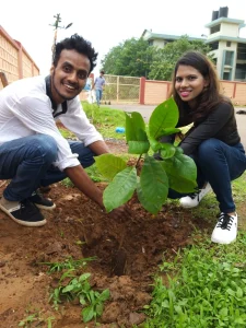 Tree plantation at various school