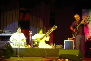 Simple settings at the Kala Academy!