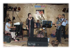 Sonia Saigal performing at the Highway Village