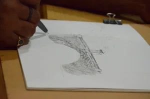 The sketch almost ready